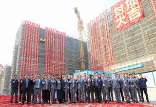 百能——百能家居智能研发生产基地封顶大吉!