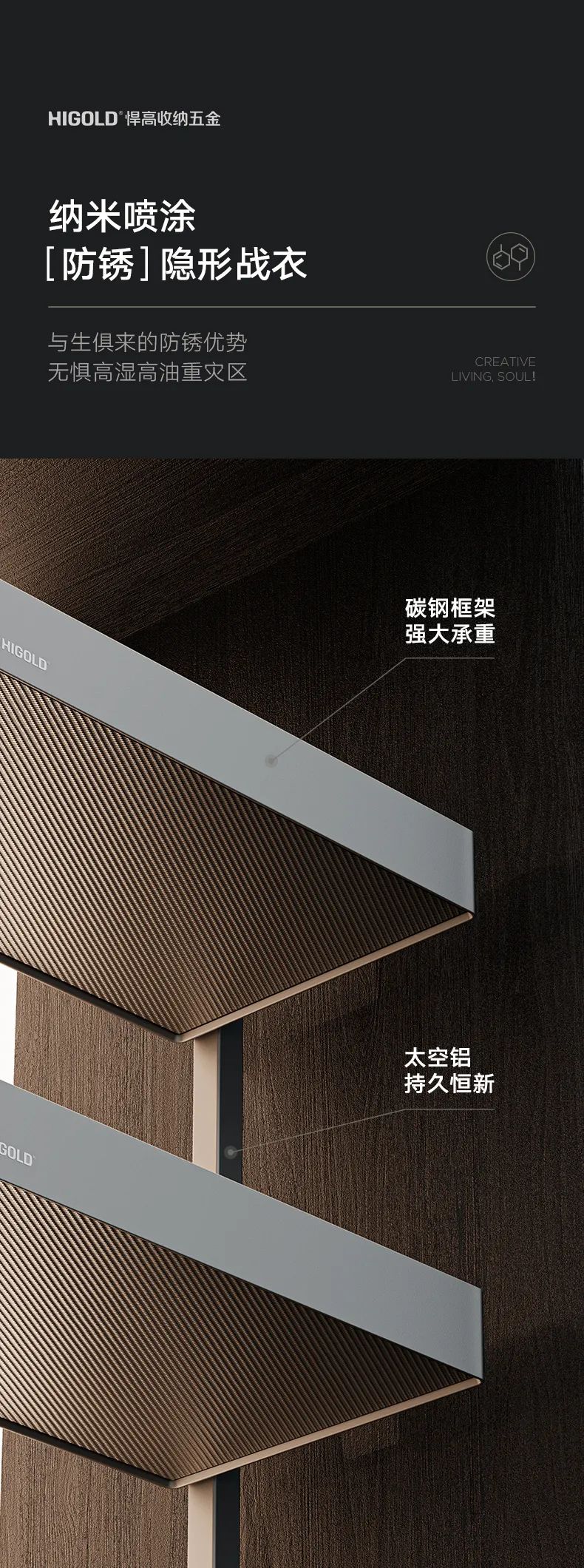 悍高希勒高柜连动篮升级 | 开门连动，深柜取物一气呵成悍高希勒高柜连动篮升级 | 开门连动，深柜取物一气呵成配图7