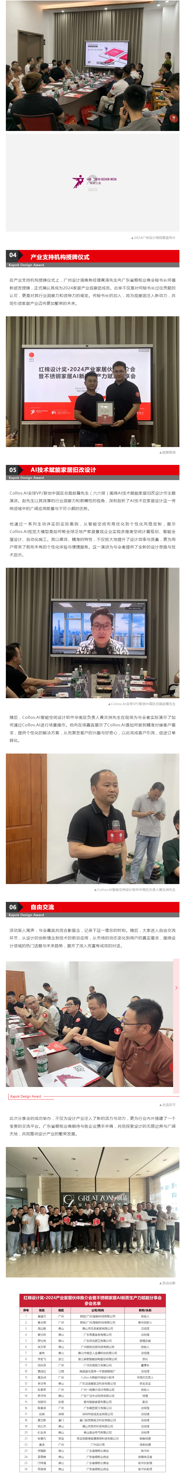 红棉设计奖·2024产业家居伙伴推介会暨不锈钢家居AI新质生产力赋能分享会（佛山站）顺利举办！配图1