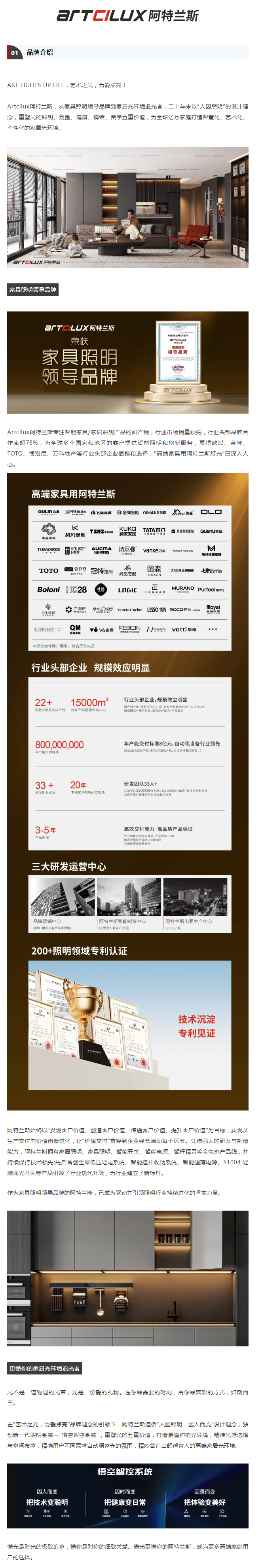 Artcilux阿特兰斯家具照明领导品牌封面图