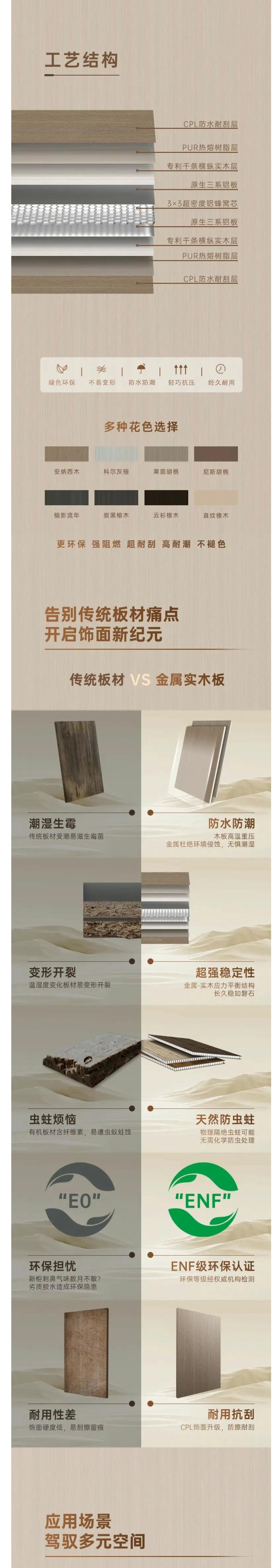 当森林之美邂逅金属律动——百能全新金属实木板重塑饰面新美学配图1
