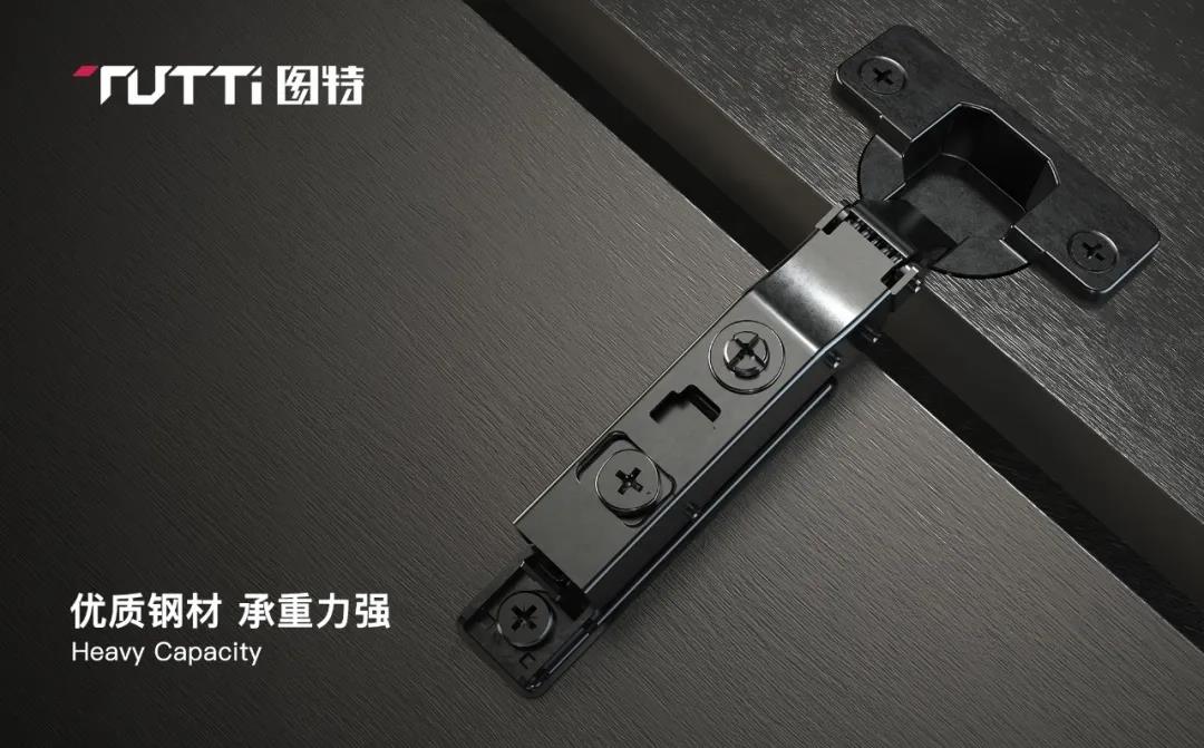 图特——H97一字底座快装缓冲铰链配图5