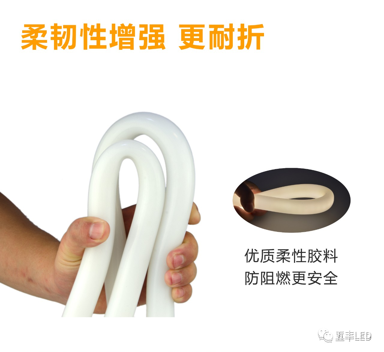 丰——LED灯带柔性360°通体发光圆形软灯管配图6