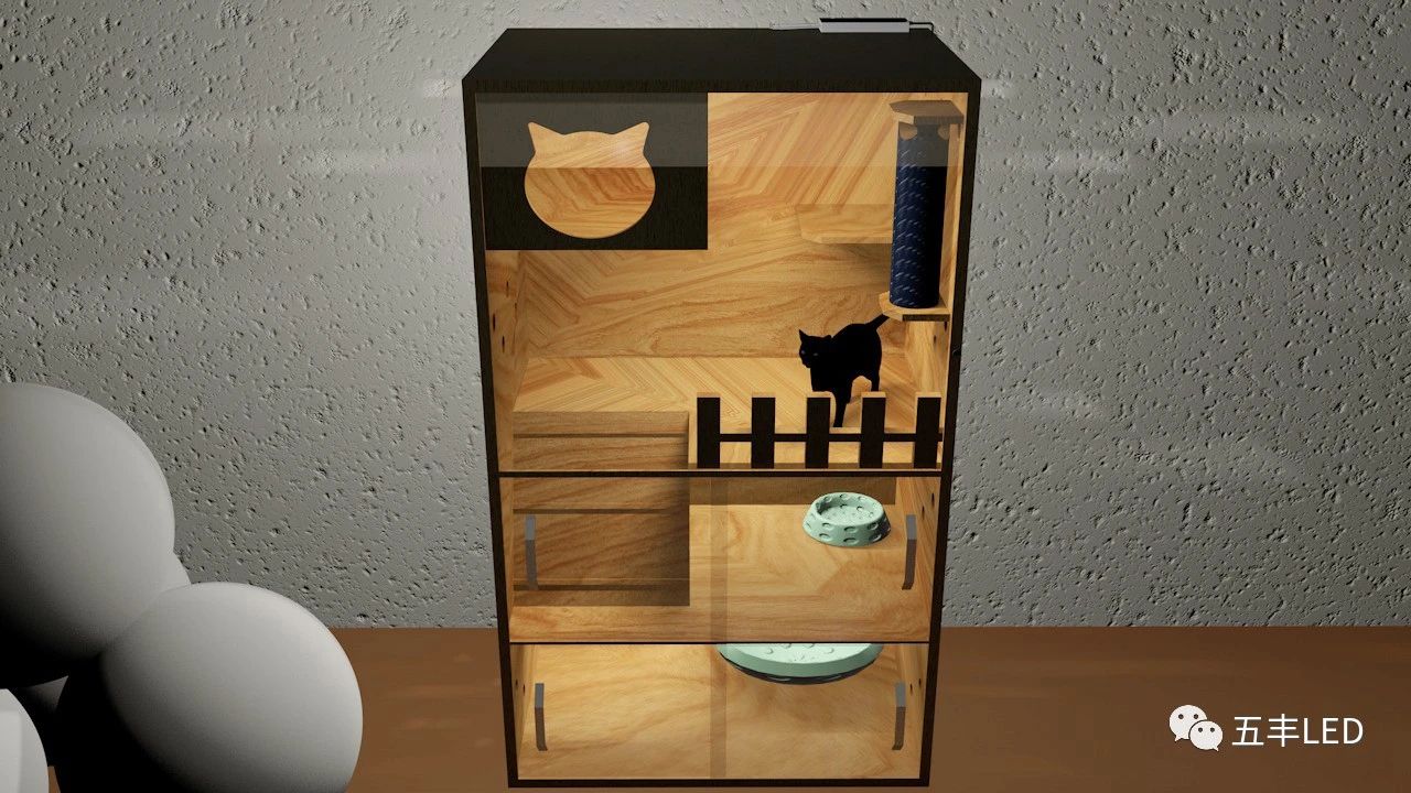 五丰电子——猫屋照明系统案例分享配图16