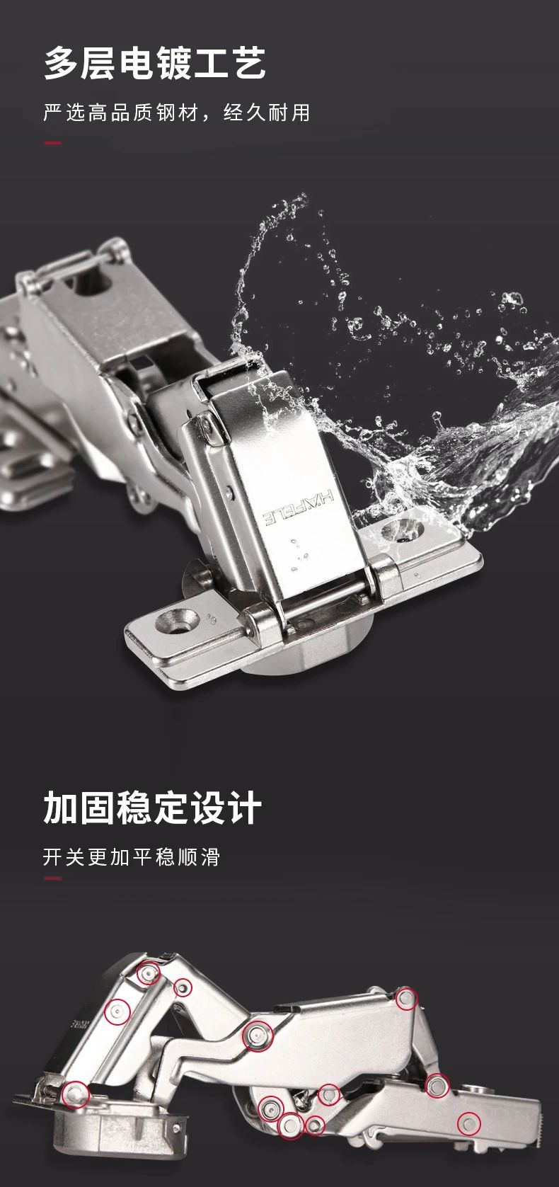 海福乐——Metalla快装阻尼铰链系列配图2