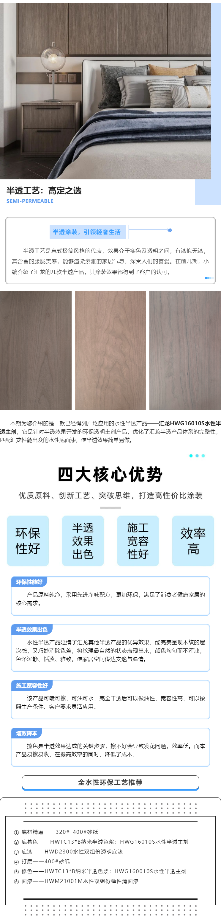 汇龙水性半透主剂，让美好进阶！封面图