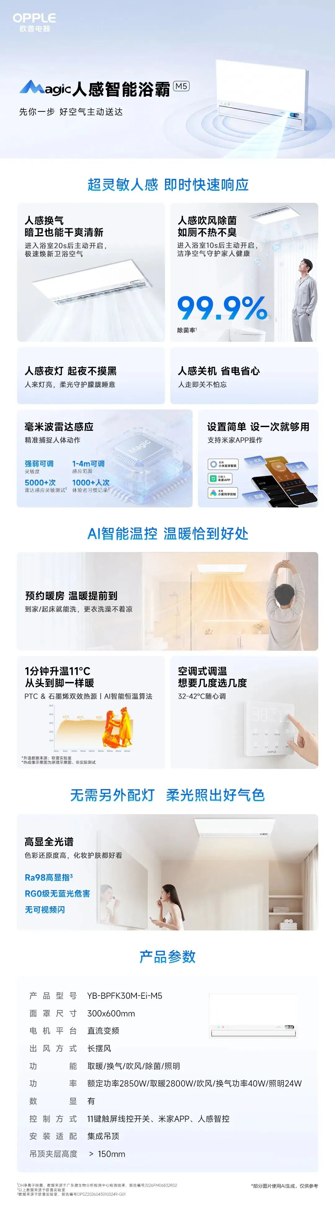 会员动态丨欧普Magic人感智能浴霸，好空气主动送达封面图